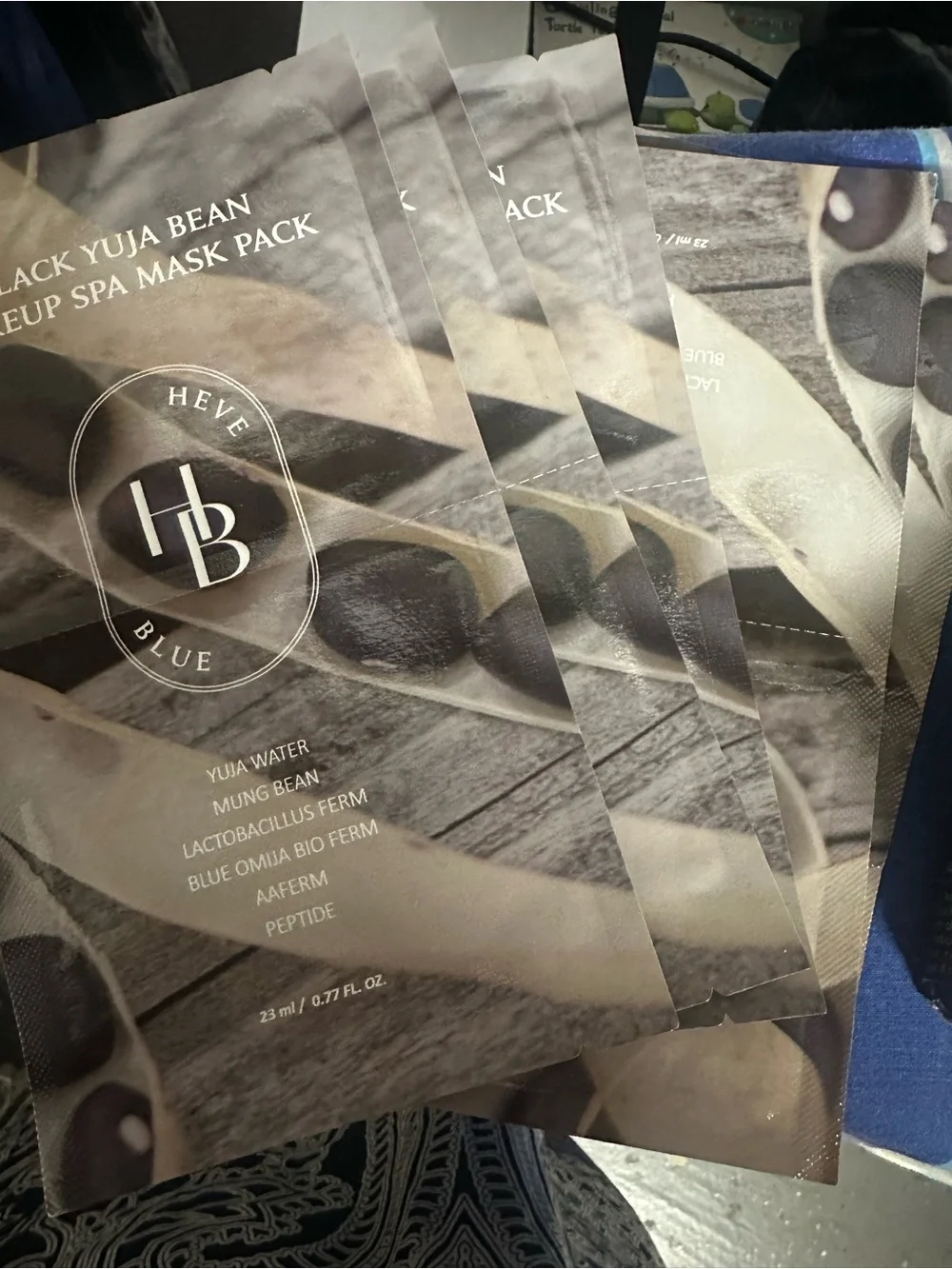 Yuja Water Face Mask Pack - Black & White